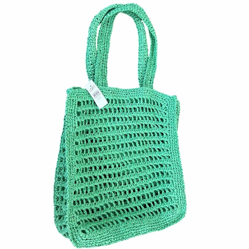 The loft green summer beach resort bag NWT NEW